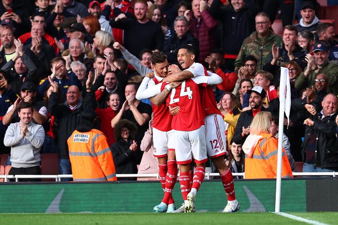 Arsenal Reiss Nelson | Reiss Nelson je za Arsenal zabil svoja prva dva gola v letošnji premier ligi. | Foto Reuters