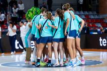 Slovenija : Latvija, slovenska ženska košarkarska reprezentanca