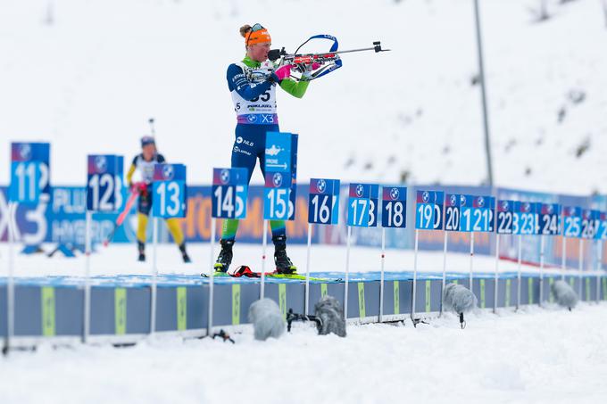 "Danes sem pred startom pojedla nekaj kock sladkorja, da bi prišlo čim prej v kri, da bi dobila nekaj dodatne energije." | Foto: Aleš Fevžer