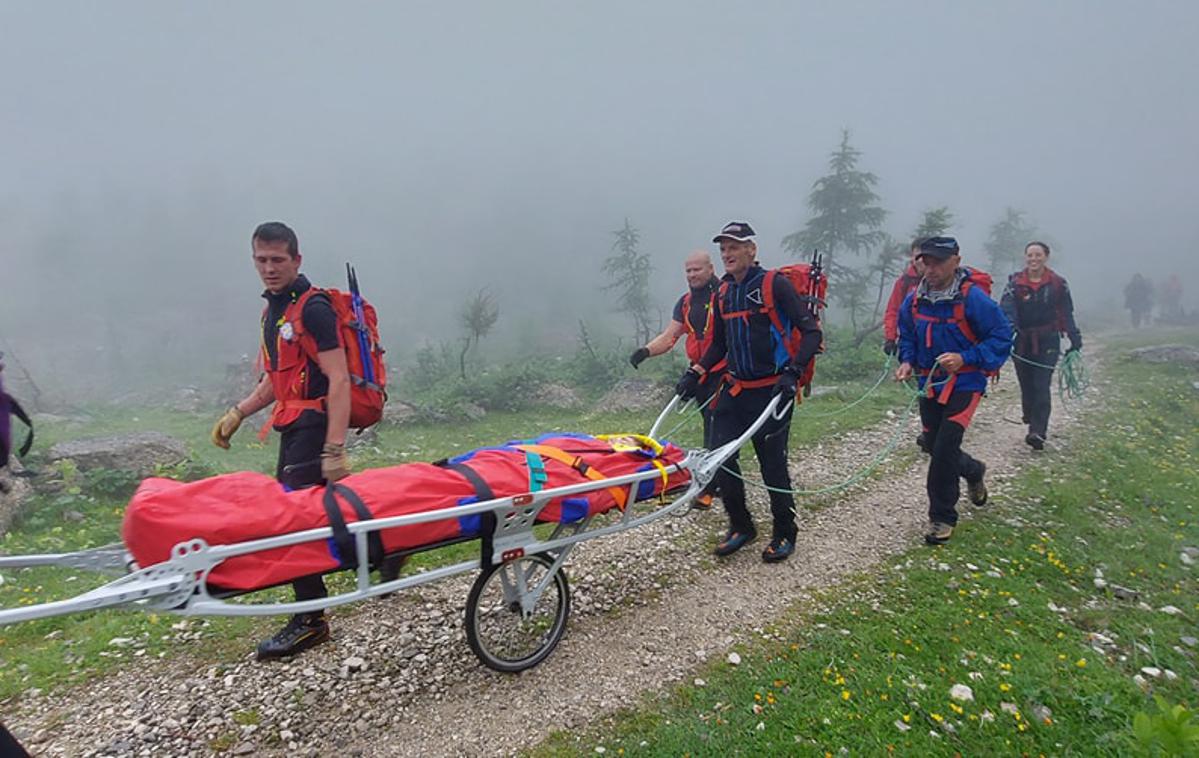 gorski reševalci, triglav, reševanje | Reševanje s helikopterjem bi bilo preveč tvegano.  | Foto Gorska reševalna zveza Slovenije