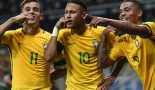 Brazilci sklatili Nemce z nogometnega Olimpa