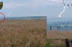 Ukrajinci z ročno raketo sestrelili rusko letalo #video