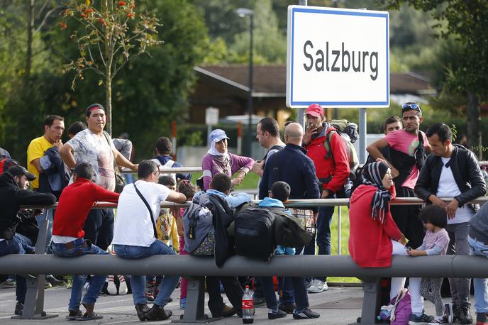 Prebežniki v Salzburgu | Foto Reuters