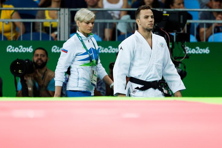 Njegova trenerka je Urška Žolnir, vsi pa delajo po programu Marjana Fabjana.  | Foto: Stanko Gruden, STA