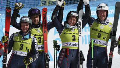 Norvežanom mešana ekipna tekma na finalu v Andori