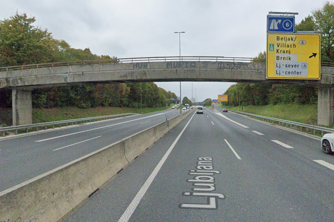 nadvoz, Gotska ulica | Foto Google maps