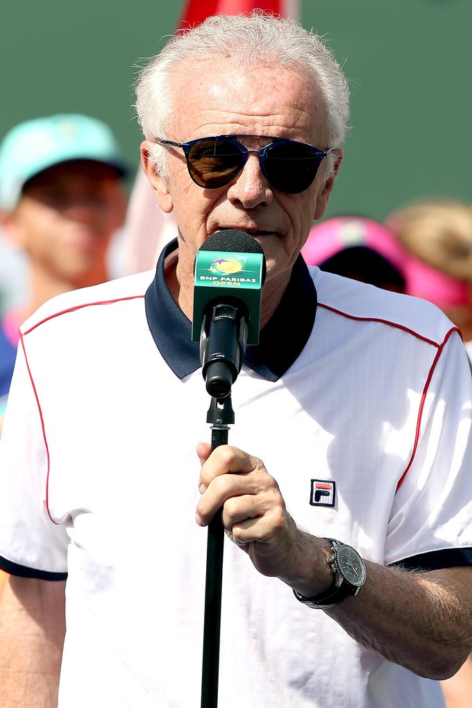 Raymond Moore, eden izmed ustanoviteljev kalifornijskega turnirja, je odstopil marca, potem ko je zakuhal seksistični škandal s politično nekorektnimi izjavami na račun ženskega tenisa. | Foto: Guliverimage/Getty Images