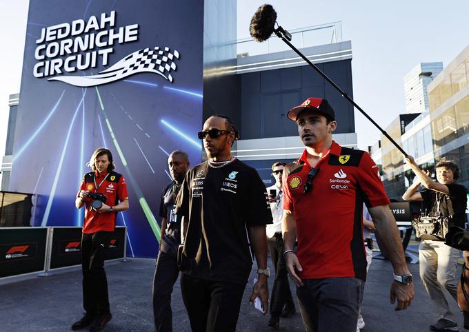 Lewis Hamilton in Charles Leclerc | Foto: AP / Guliverimage