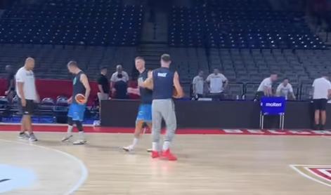 Dončić in Omić sta se takole pošalila z Murićem #video