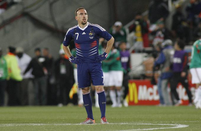 Po porazu z Mehiko z 0:2 v drugem krogu skupine A so se Francozi znašli na robu izpada. | Foto: Reuters