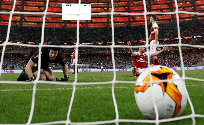 V Bakuju je preprečil še višji poraz Arsenala v angleškem finalu evropske lige. | Foto: Reuters