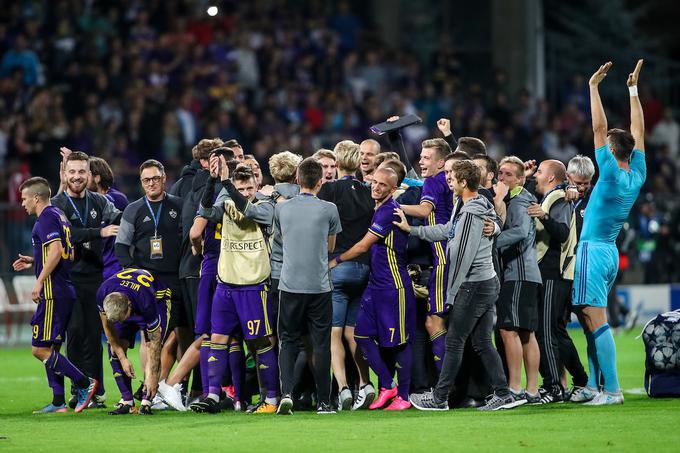 Nazadnje se je Maribor uvrstitve v ligo prvakov veselil leta 2017. | Foto: Morgan Kristan/Sportida