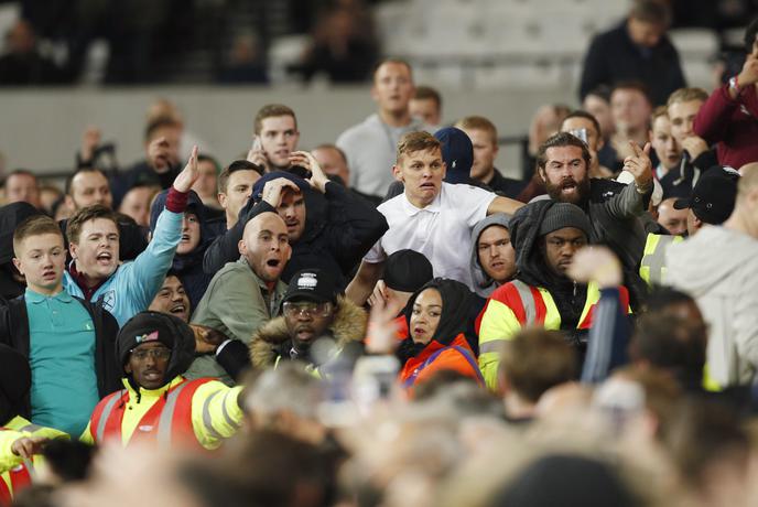 Aretacije po nemirih na tekmi West Ham-Chelsea