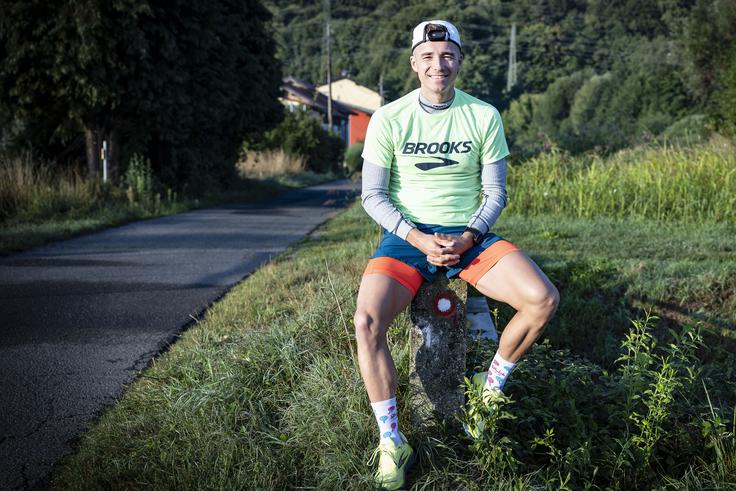 Žiga Papež pred odhodom na Slovensko planinsko pot | Foto: Ana Kovač