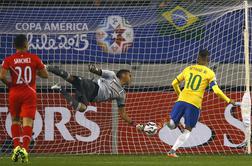 Šok za Kolumbijo, izjemni Neymar rešil Brazilce