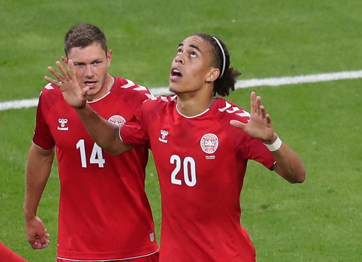Danci so z zadetkom Jussufa Poulsena strli Peru. | Foto: Reuters