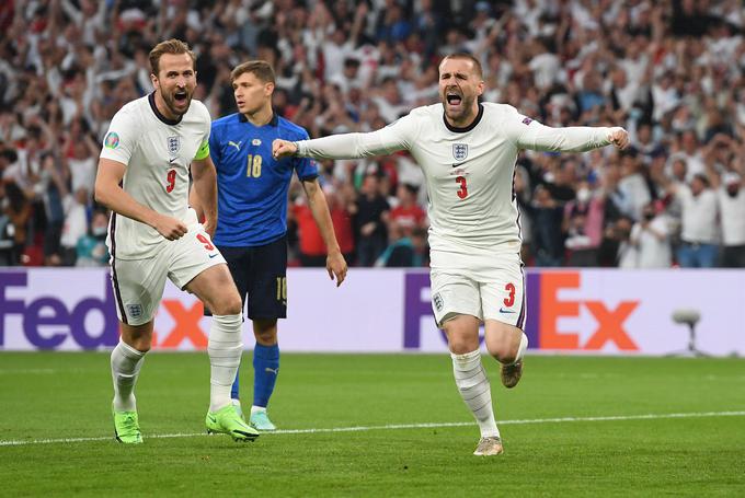 Anglija, eden izmed treh tekmecev Slovenije v skupini C, je na zadnjem Euru prišla vse do finala. | Foto: Reuters