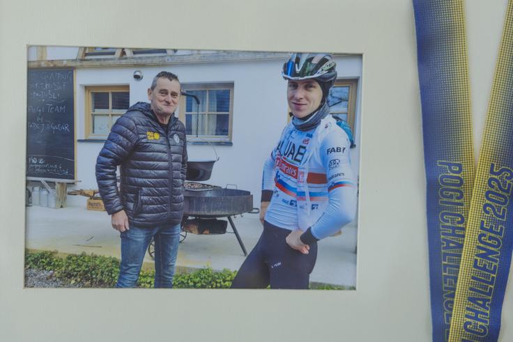 Mirko in Tadej Pogačar na teambuildingu Pogi teama v resortu Krištof | Foto: Ana Kovač