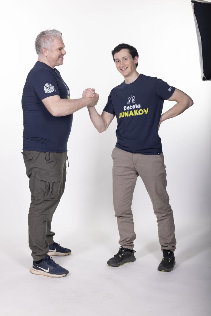 Miha Deželak, Cene Prevc | Foto: Radio 1