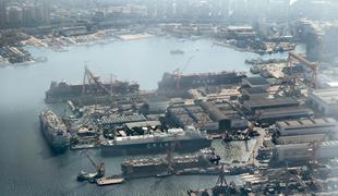 Satelitski posnetki razkrivajo: nova kitajska letalonosilka bi lahko bila na jedrski pogon