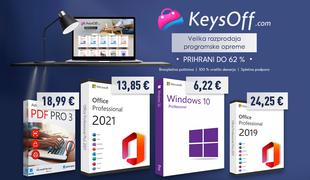 Posebna ponudba: originalen Windows, MS Office in še več že za 6 evrov