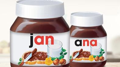 Nutella s tvojim imenom