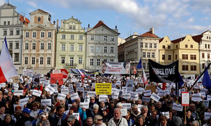 Praga protesti Češka Babiš | Foto: Reuters