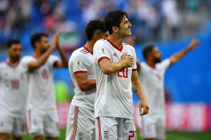 Sardar Azmoun je z Iranom v skupini B osvojil štiri točke, a ostal brez napredovanja. | Foto: Reuters