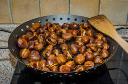 Kako speči kostanj na štedilniku?