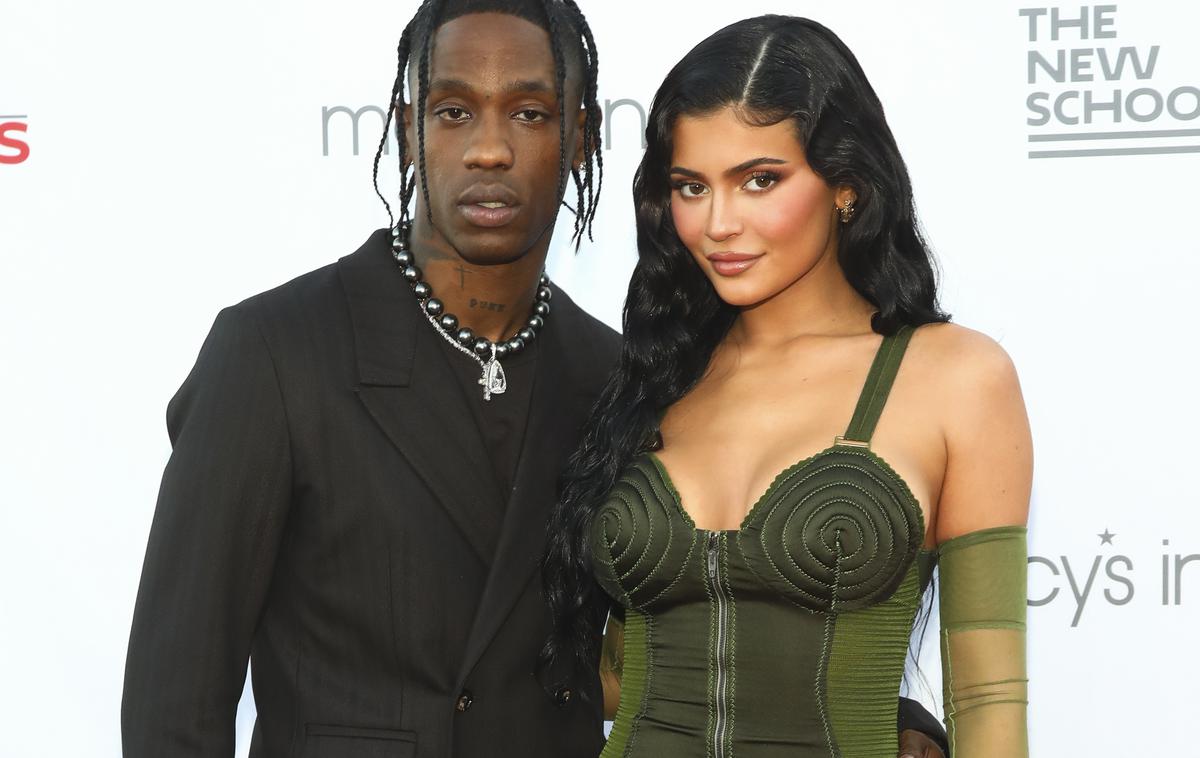 Travis Scott Kylie Jenner | Travis Scott in Kylie Jenner sta svojega drugega otroka ob rojstvu poimenovala Wolf (Volk), zdaj pa sta si premislila. | Foto Guliverimage/AP