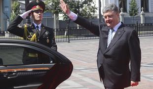 Čokoladni baron prisegel kot novi predsednik Ukrajine 