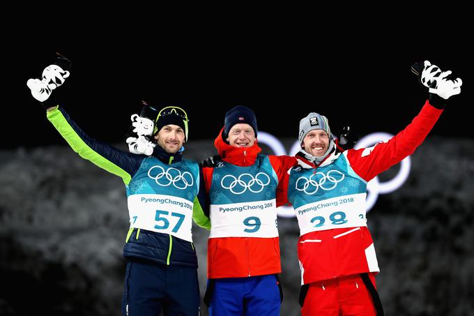 Na zmagovalni oder so se povzpeli reprezentanti Slovenije, Norveške in Avstrije. | Foto: Guliverimage/Getty Images