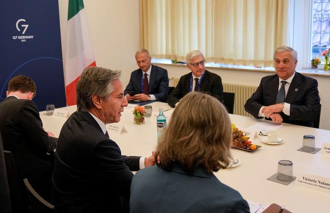 Zunanji ministri G7 na današnjem zasedanju. | Foto: AP / Guliverimage