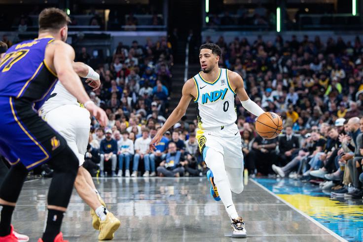 Tyrese Haliburton je prispeval kar 18 asistenc, kar je njegov rekord v tej sezoni. | Foto: Reuters