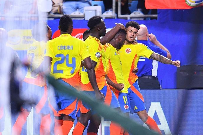 Kolumbija, Copa America | Kolumbijski nogometaši so razveselili svoje številne privržence v Charlottu v ZDA z zmago z 1:0 proti Urugvaju. | Foto Guliverimage