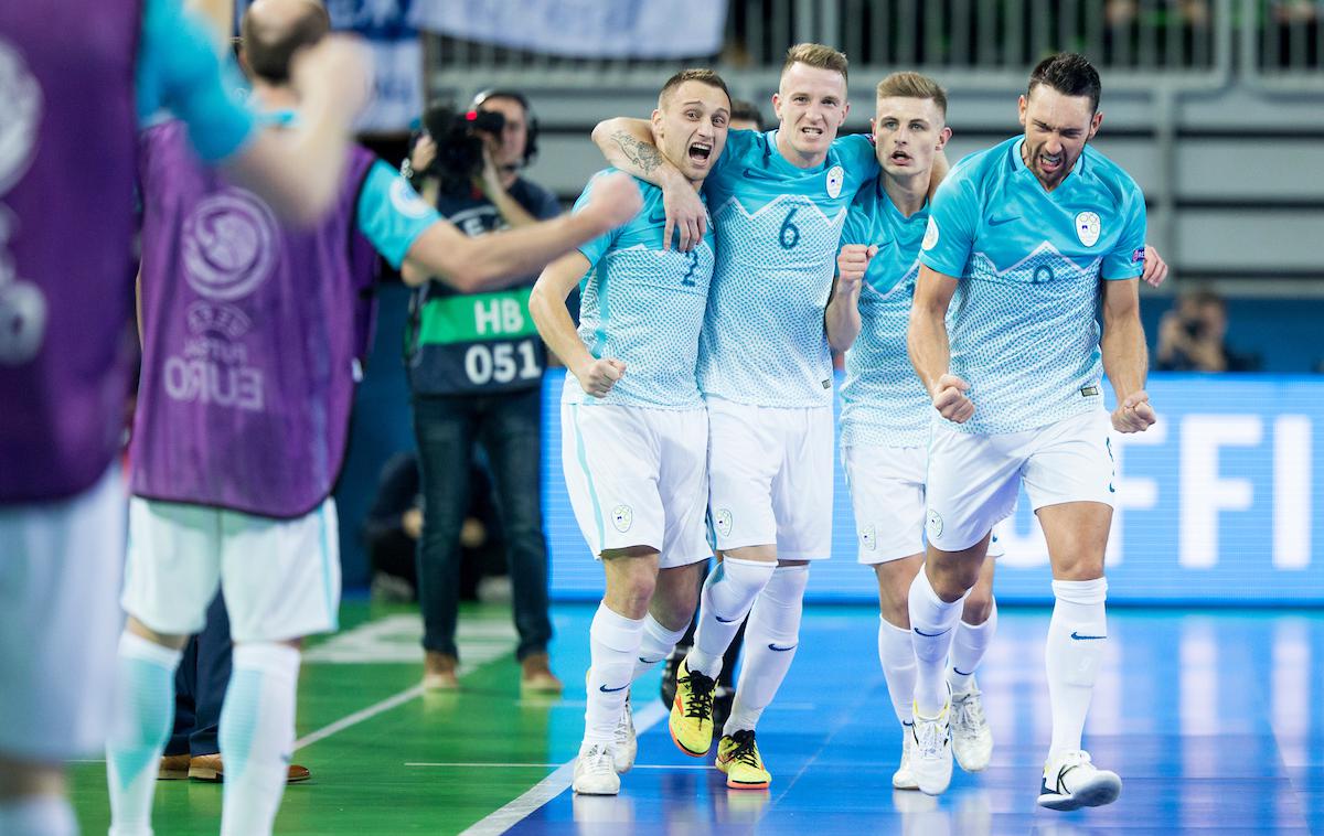 Slovenija futsal reprezentanca | Slovenska reprezentanca v futsalu je letos poskrbela za odmeven nastop na domačem Euru v Stožicah. | Foto Urban Urbanc/Sportida