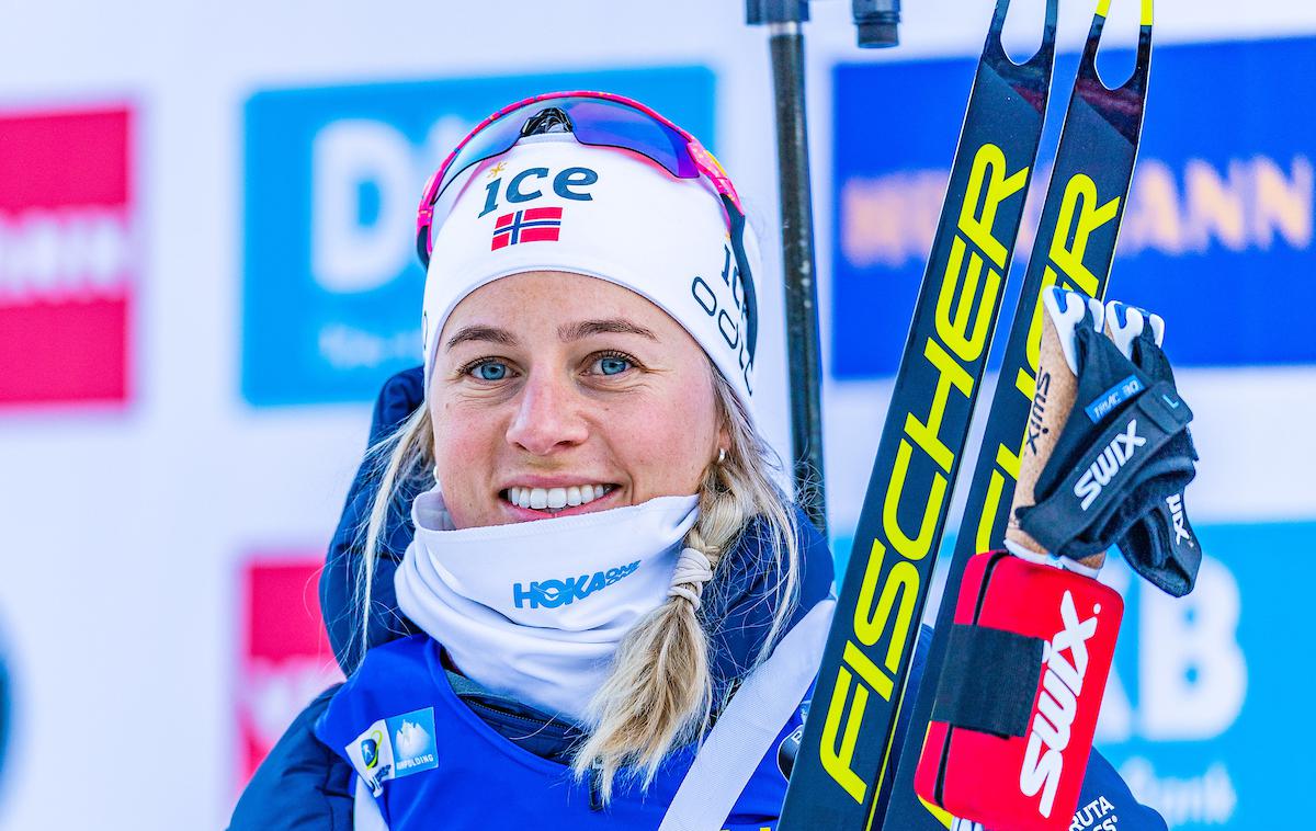 Tiril Eckhoff | Tiril Eckhoff je zgrešila le eno tarčo. | Foto Sportida