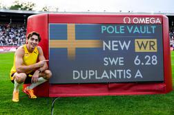 Duplantis v Stockholmu postavil svetovni rekord