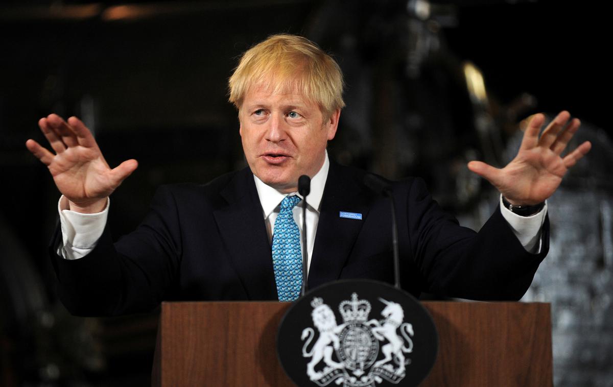 Boris Johnson | Boris Johnson si po mnenju škotske premierke želi brexit brez dogovora. | Foto Reuters