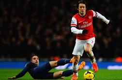 Rosicky bo zaradi operacije kolena manjkal dva meseca