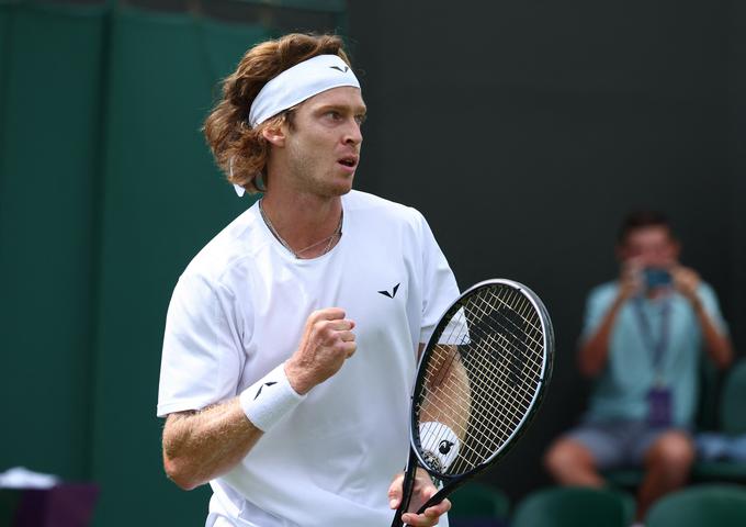 Andrej Rubljov je sedmi nosilec turnirja v Wimbledonu. | Foto: Reuters