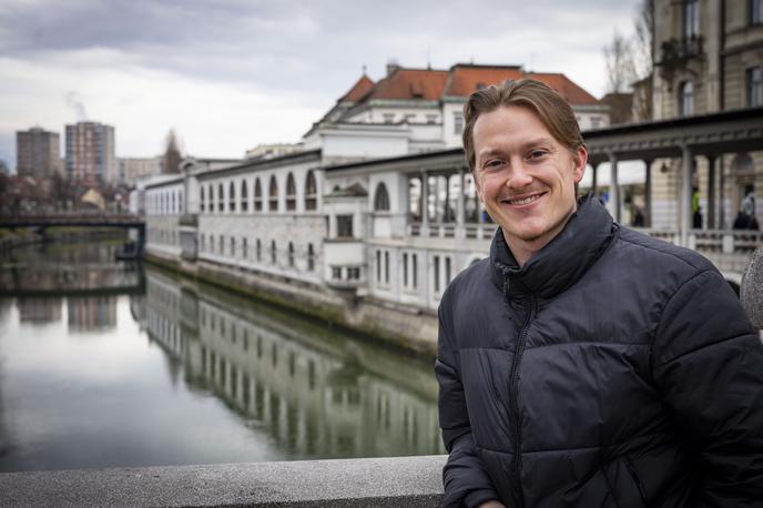 AAron Arnold | Aaron Arnold je Slovenijo izbral z namenom nadaljevanja študija, v naši deželi pa je spoznal svoje dekle, s katerim se je tudi zaročil. | Foto Bojan Puhek