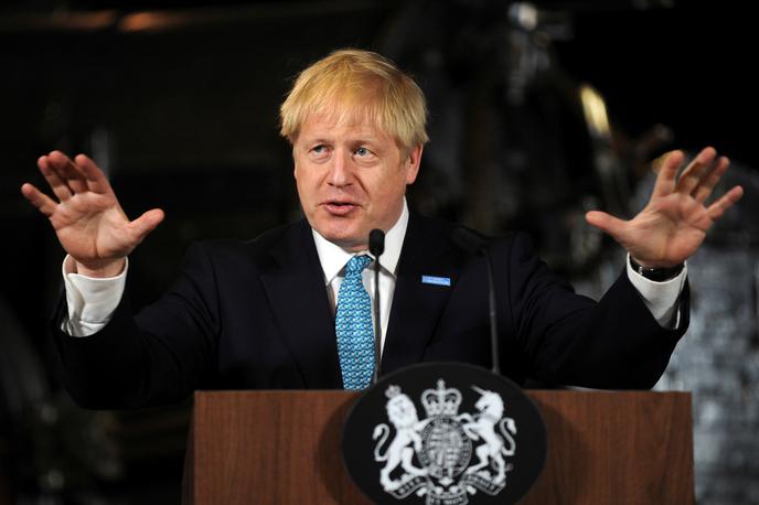 Boris Johnson | Britanski premier Boris Johnson vztraja, da bo Združeno kraljestvo 31. oktobra zapustilo EU z ali brez dogovora. | Foto Reuters