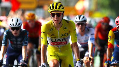 Pogačarja pretresel Rogličev padec: Pa tako dobro mu je šlo