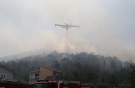 hrvaška, požar, gašenje, gasilci