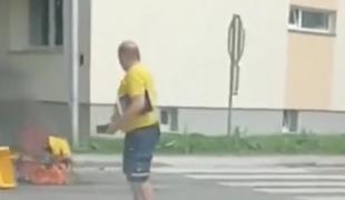 Poštar v Kranju ni mogel verjeti, kaj se mu je zgodilo #video