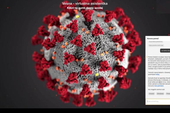Preizkusite Vesno, ki ve veliko o epidemiji in vsem, kar je ta spremenila v našem vsakdanu #video