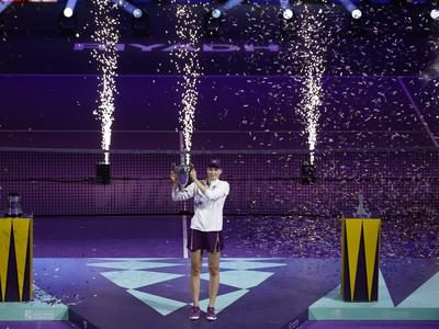 Ribakina prek Sabalenke do premierne zmage na zaključnem turnirju WTA