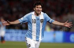 Messi le tretji najboljši športnik Argentine