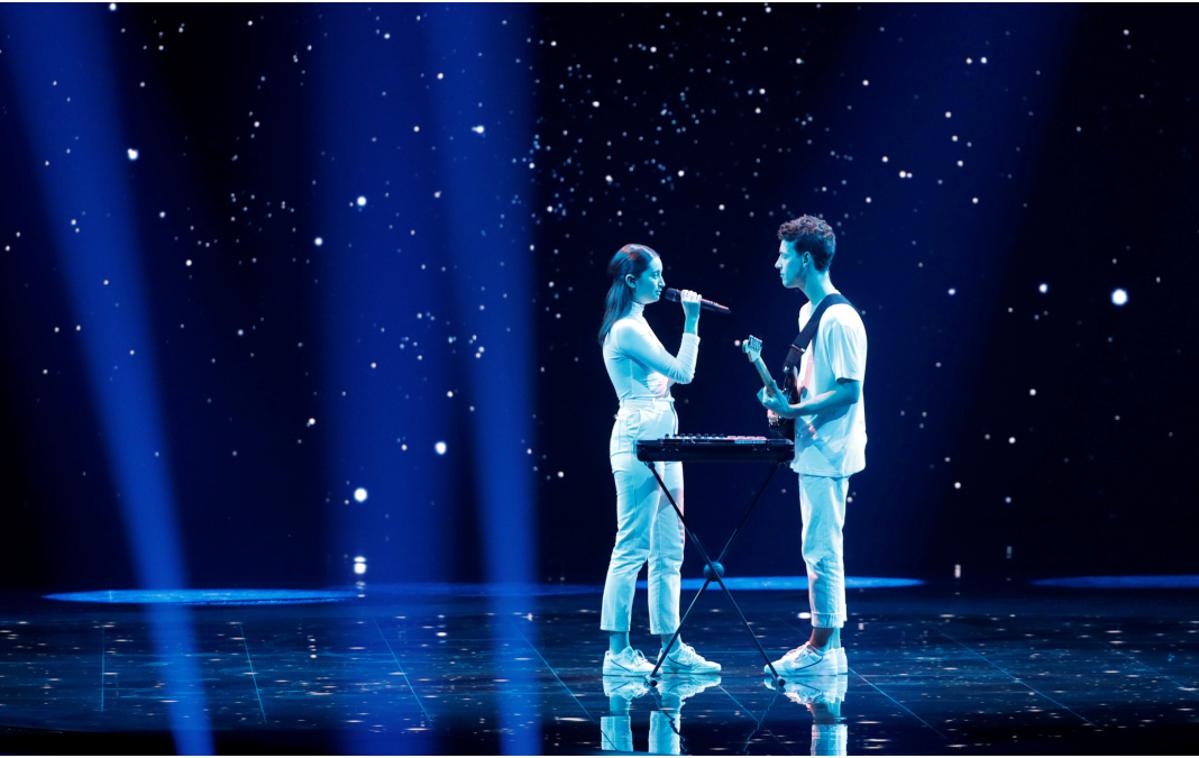 Zala Kralj & Gašper Šantl | Zala in Gašper sta imela na Evroviziji skoraj enak nastop kot na Emi. | Foto Reuters